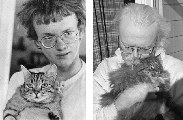 gutt og katt